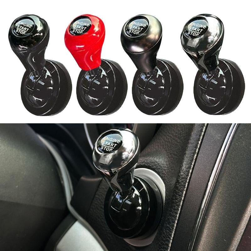 Push Start Button Cover, Aluminum Alloy Joystick Car Starter Lever Decoration, Fits Most Vehicle Push to Start Buttons, 70mm Length with Strong Adhesive Tape (D) - Image 2